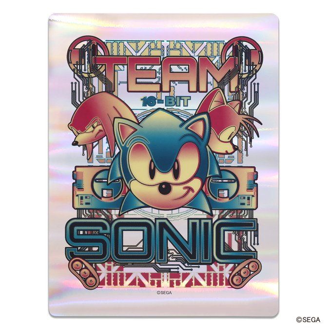 ソニック・ザ・ヘッジホッグ プリズムトラベルステッカー 1 TEAM SONIC