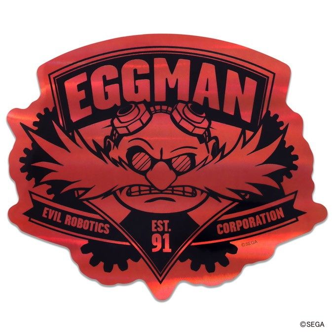 ソニック・ザ・ヘッジホッグ プリズムトラベルステッカー 2 EGGMAN