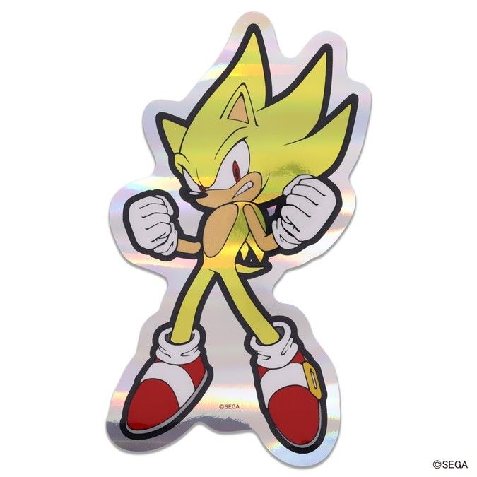 ソニック・ザ・ヘッジホッグ プリズムトラベルステッカー 6 SUPER SONIC