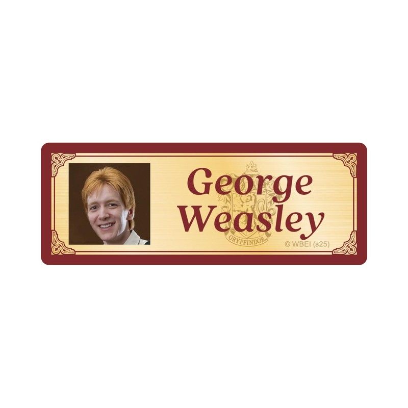 ハリー・ポッター ネームプレート George Weasley