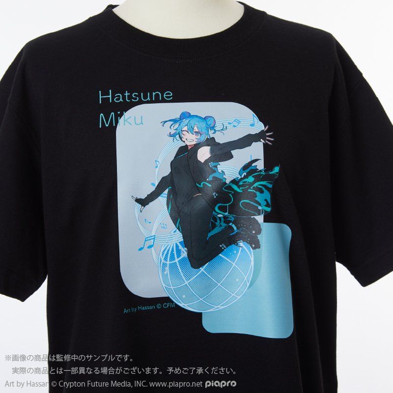 HATSUNE MIKU EXPO 10th Anniversary Tシャツ 柄A(八三様) ブラック Lサイズ