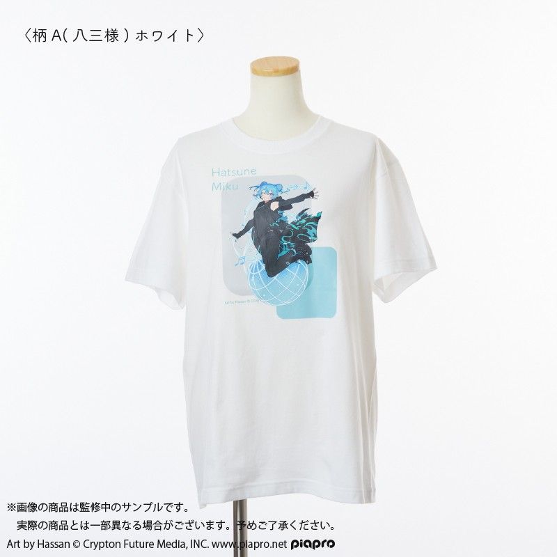 HATSUNE MIKU EXPO 10th Anniversary Tシャツ 柄A(八三様) ホワイト Lサイズ