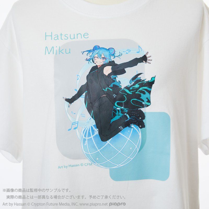 HATSUNE MIKU EXPO 10th Anniversary Tシャツ 柄A(八三様) ホワイト Lサイズ