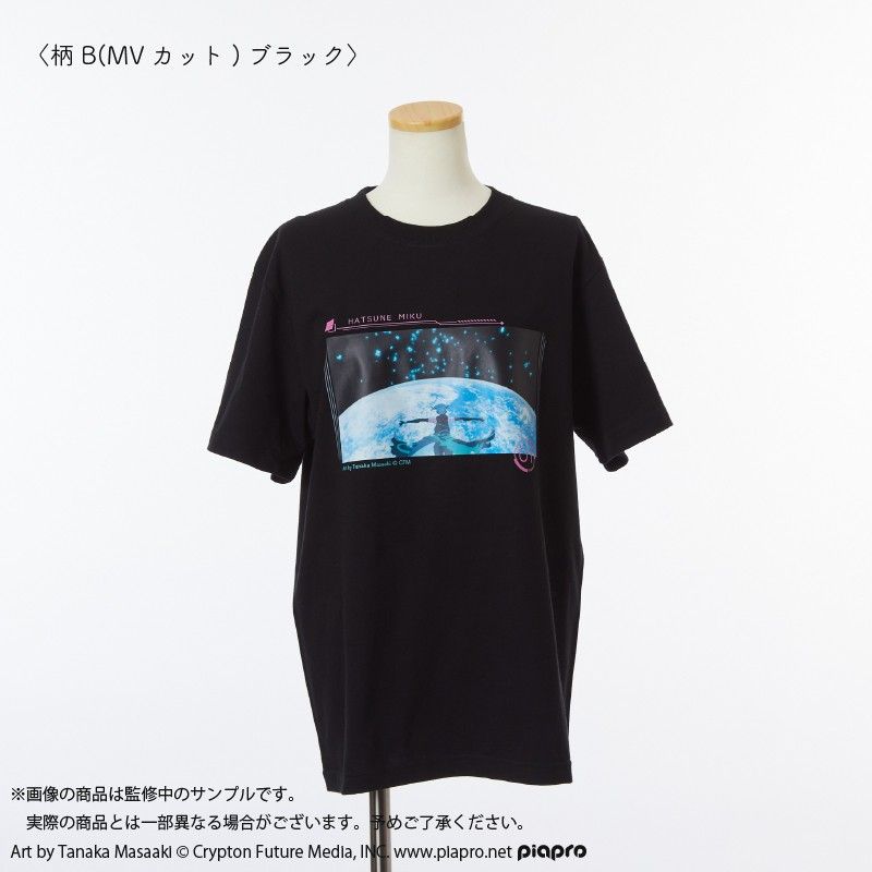 HATSUNE MIKU EXPO 10th Anniversary Tシャツ 柄B(MVカット) ブラック Lサイズ