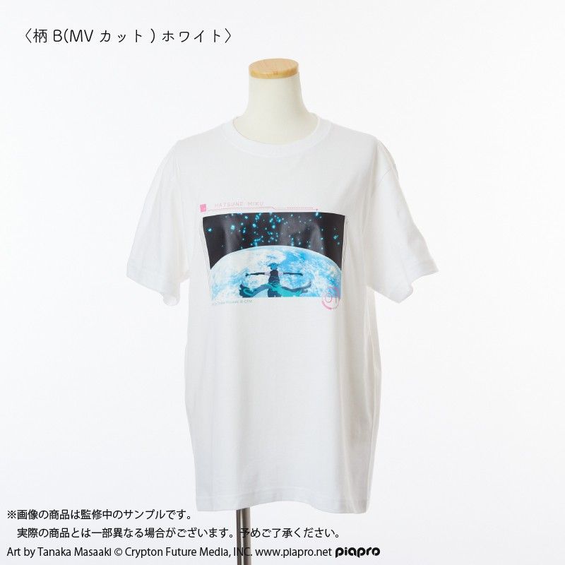 HATSUNE MIKU EXPO 10th Anniversary Tシャツ 柄B(MVカット) ホワイト Lサイズ