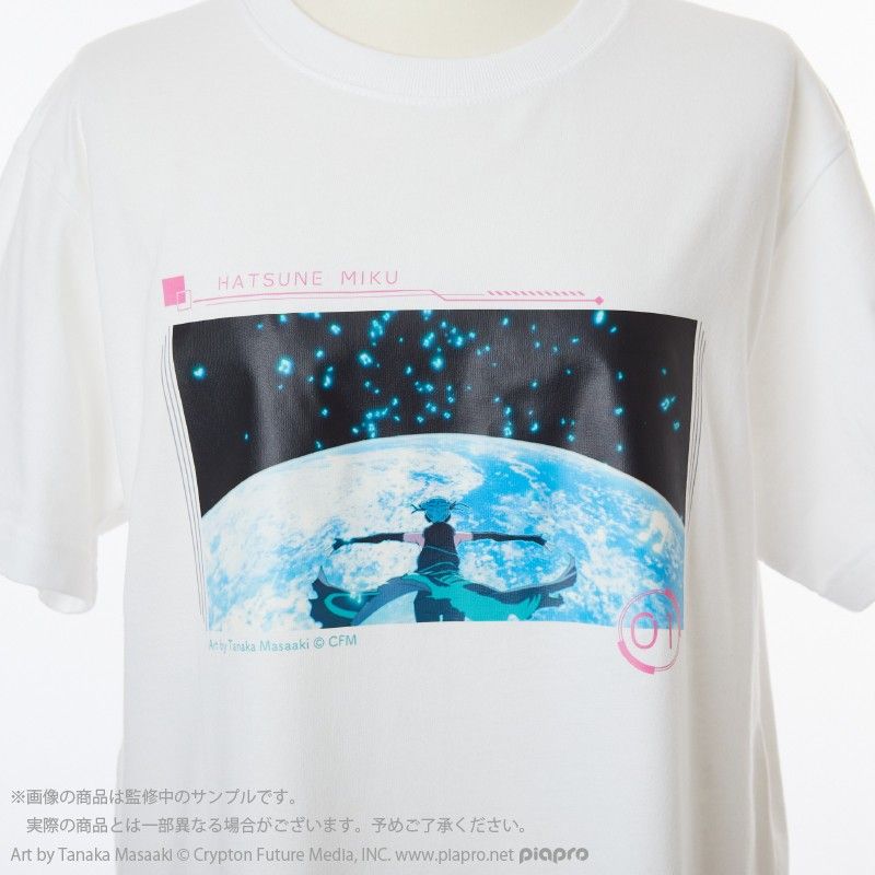 HATSUNE MIKU EXPO 10th Anniversary Tシャツ 柄B(MVカット) ホワイト Lサイズ