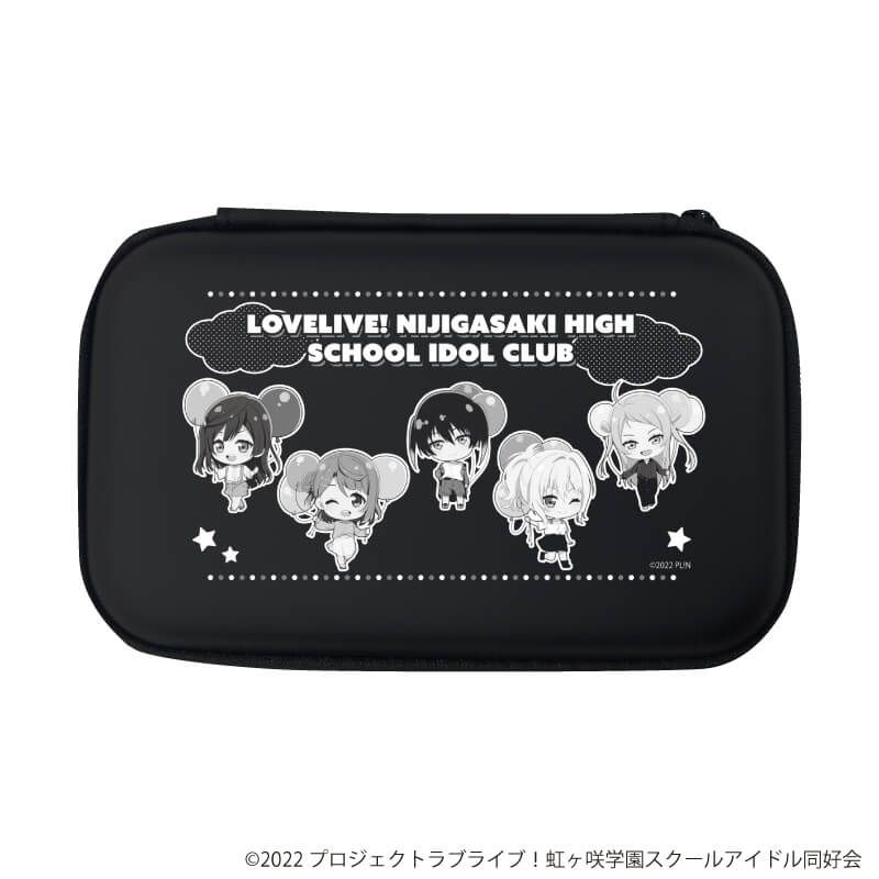 モバイルアクセサリーケース「ラブライブ！虹ヶ咲学園スクールアイドル同好会」02/侑＆歩夢＆愛＆せつ菜＆嵐珠 おでかけver.(ミニキャライラスト)