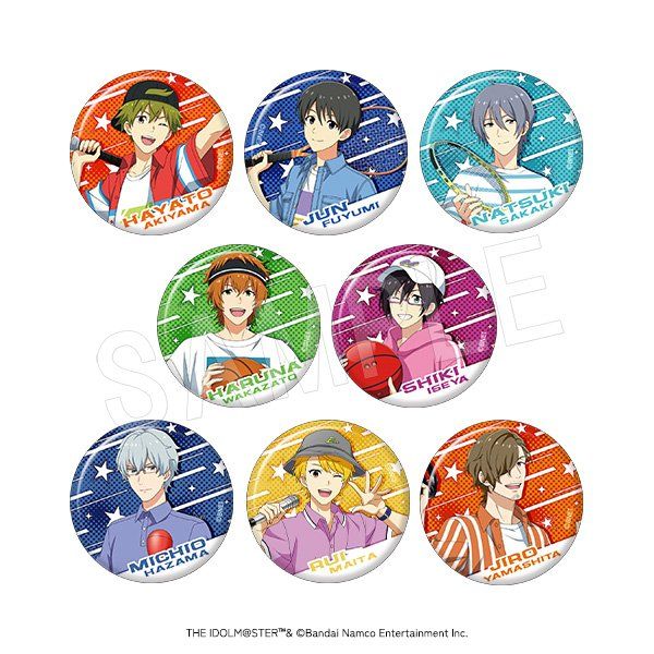 アイドルマスター SideM トレーディング缶バッジ ROUND1コラボVer.