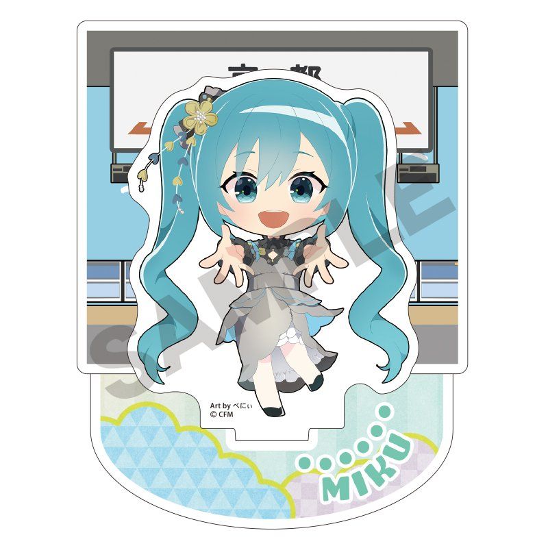 初音ミク ジオラマアクリルスタンド 初音ミク はんなり京都2024ミニキャラ