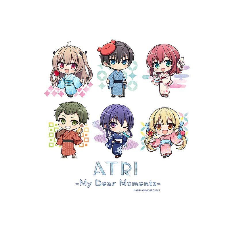 ATRI -My Dear Moments- Tシャツ ミニキャラ/浴衣 Lサイズ