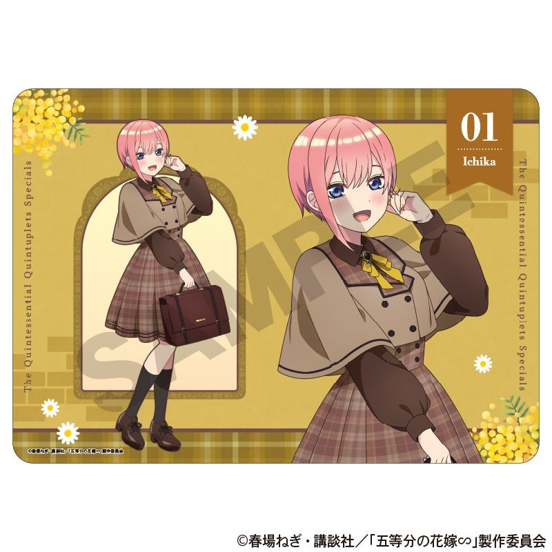 五等分の花嫁∽ ゲーミングマウスパッド 中野一花 カレッジスタイル