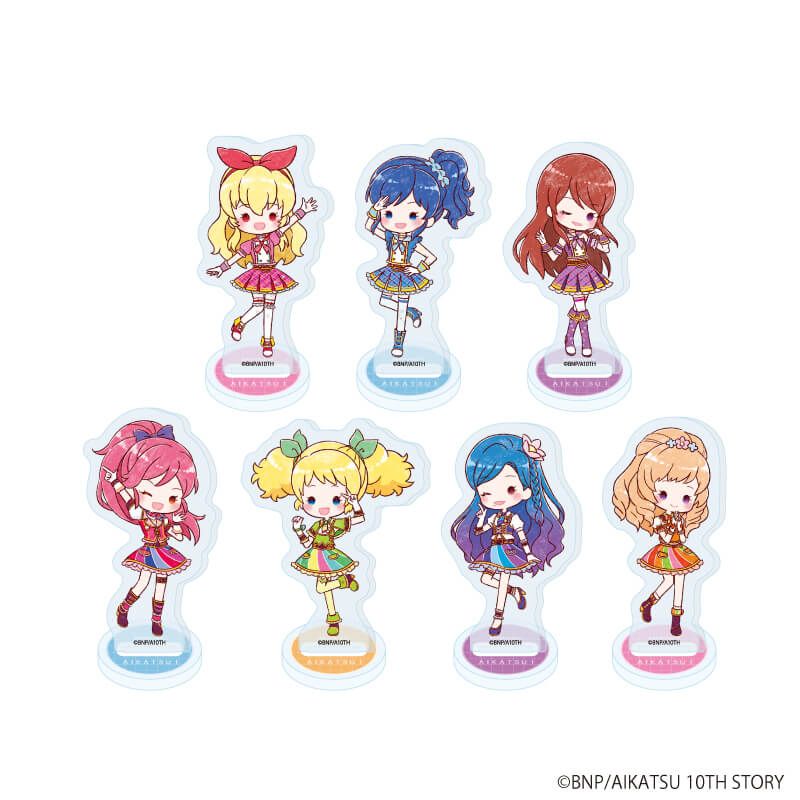 アクリルぷちスタンド「アイカツ！」07/スクールドレスver. コンプリートBOX(全7種)(グラフアートイラスト)