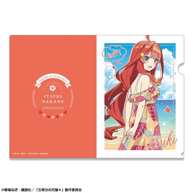 五等分の花嫁* クリアファイル デザイン05 中野五月