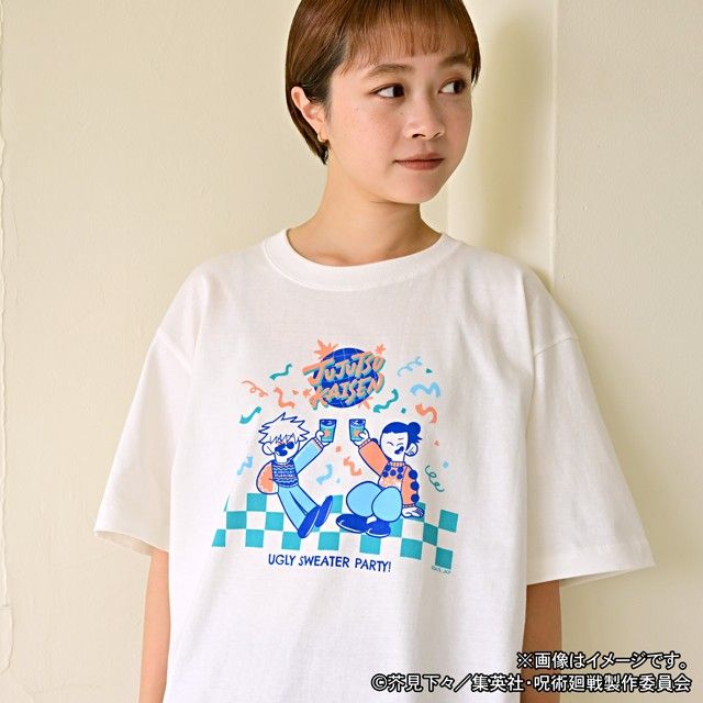 呪術廻戦 アグリーセーターパーティー! クルーネックTシャツ 五条・夏油 懐玉・玉折 Lサイズ