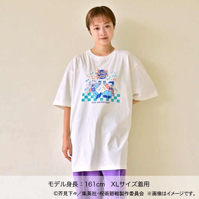 呪術廻戦 アグリーセーターパーティー! クルーネックTシャツ 五条・夏油 懐玉・玉折 XLサイズ