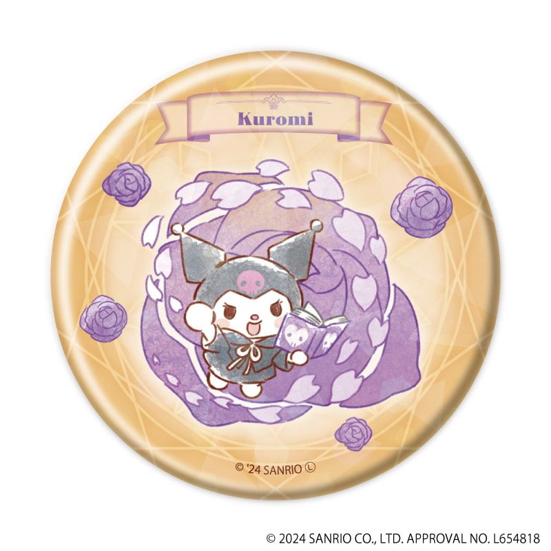 ホログラム缶バッジ(57mm)「サンリオキャラクターズ」01/魔法使いver.コンプリートBOX(全8種)(グラフアートイラスト)