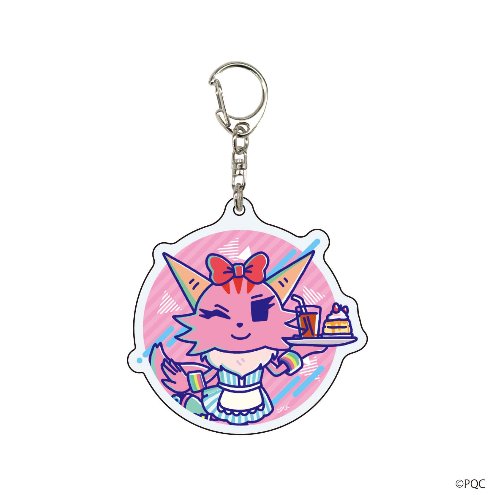 アクリルキーホルダー「ポンコツクエスト」03/原宿風ファッションver. コンプリートBOX(全6種)(描き下ろしイラスト)