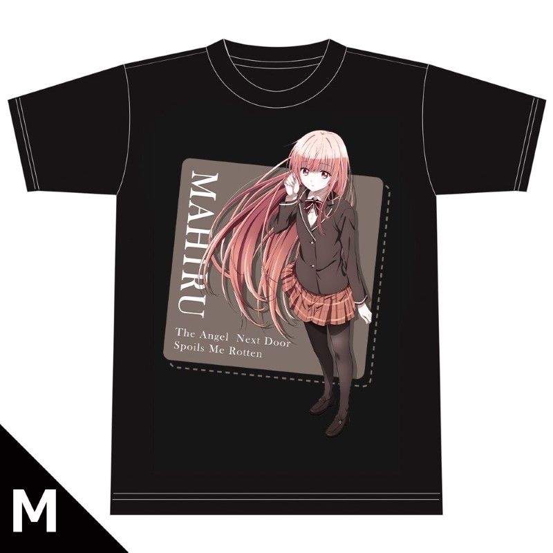 お隣の天使様にいつの間にか駄目人間にされていた件 Tシャツ 椎名真昼 キービジュアル Mサイズ