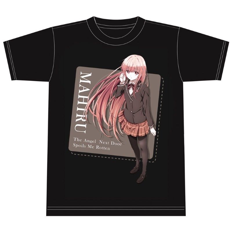 お隣の天使様にいつの間にか駄目人間にされていた件 Tシャツ 椎名真昼 キービジュアル XLサイズ