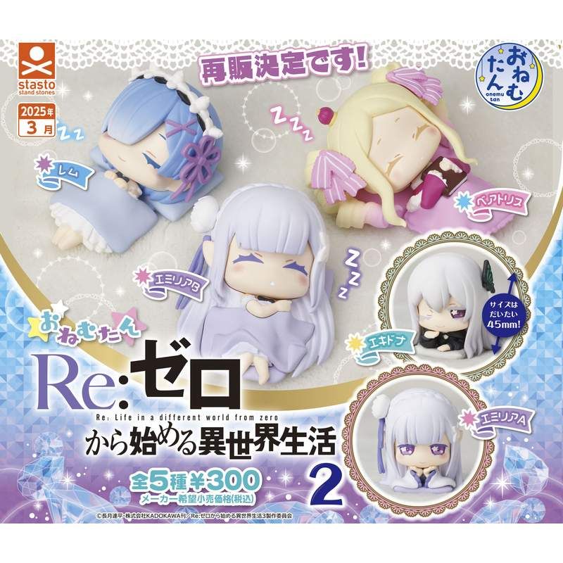 300円カプセル おねむたん Re:ゼロから始める異世界生活2