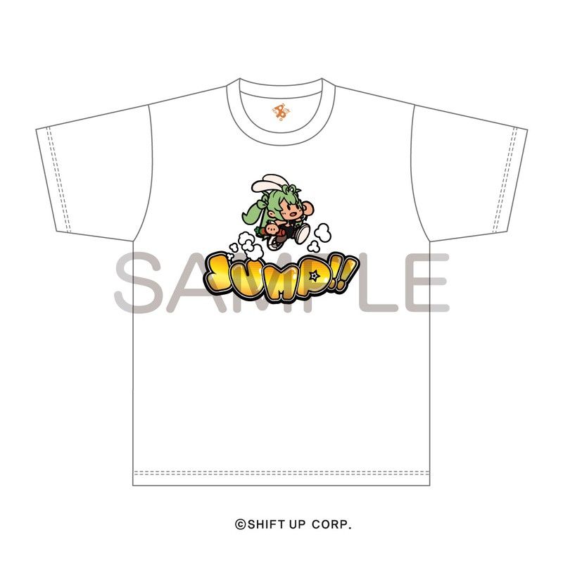 勝利の女神:NIKKE Tシャツ RUNNING SODA! ホワイト サイズ M