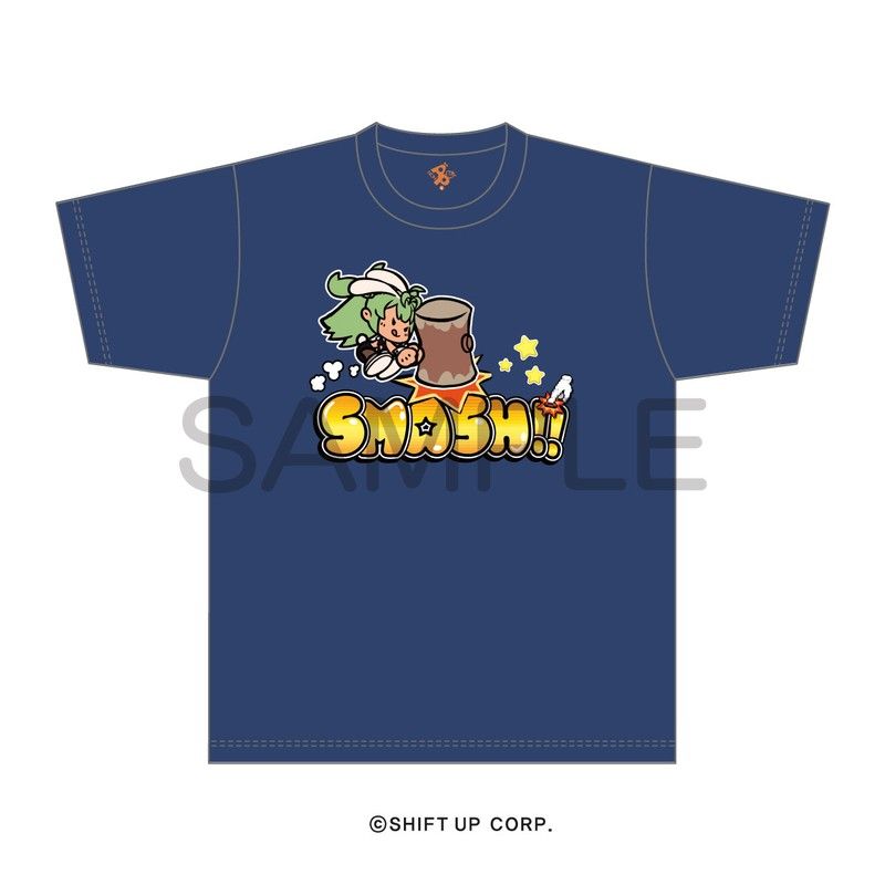 勝利の女神:NIKKE Tシャツ SMASH SODA! ネイビー サイズ L