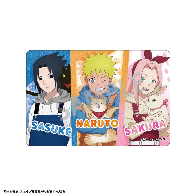 NARUTO-ナルト- 疾風伝 トレーディングマグネットシート 少年期×アニマル