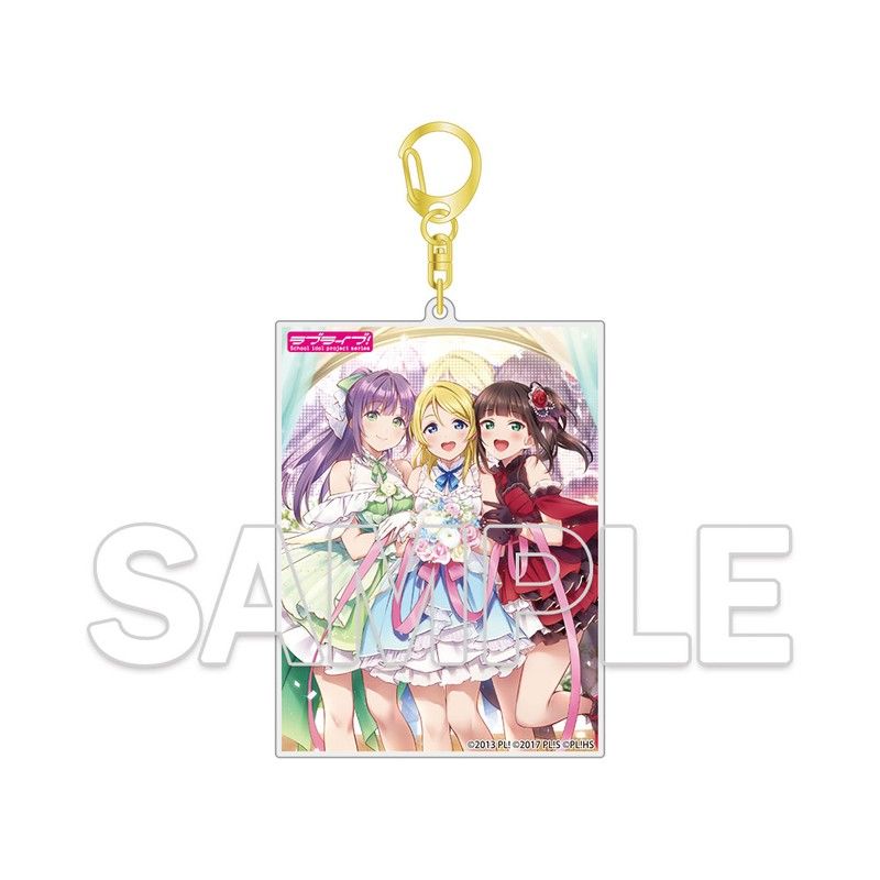 LoveLive!Days 5周年記念 ラブライブ!シリーズ アクリルキーホルダー 絵里&ダイヤ&梢