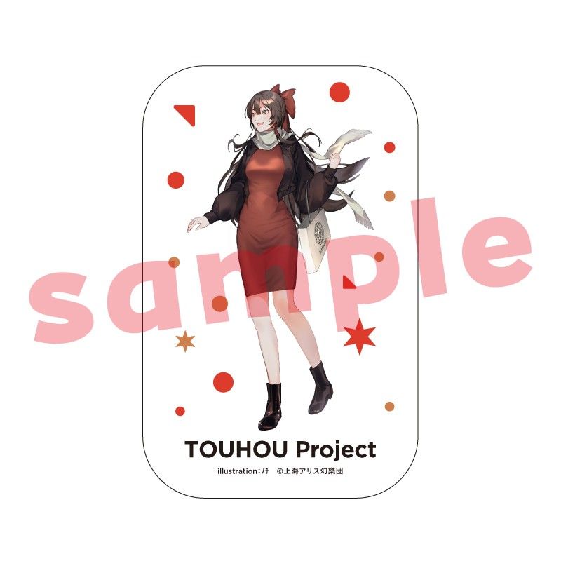 東方Project TOUHOU Project Charama Goods Exhibition 博麗霊夢 ノチ 缶バッジ