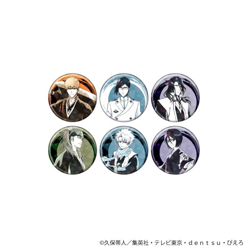 ホログラム缶バッジ(65mm)「BLEACH 千年血戦篇」02/コンプリートBOX(全6種)(グラフアートスケッチイラスト)