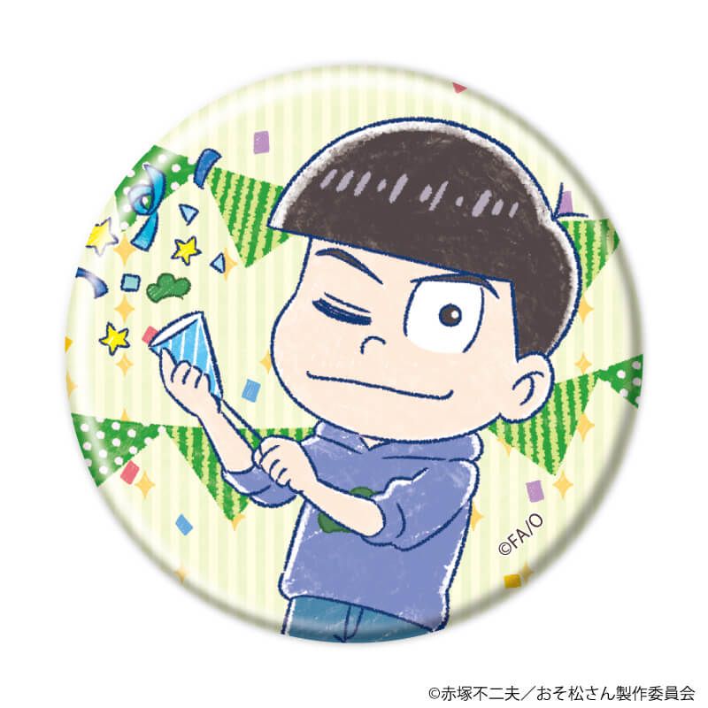 缶バッジ「おそ松さん」09/ぴえろ45周年ver. コンプリートBOX(全6種)(グラフアートイラスト)