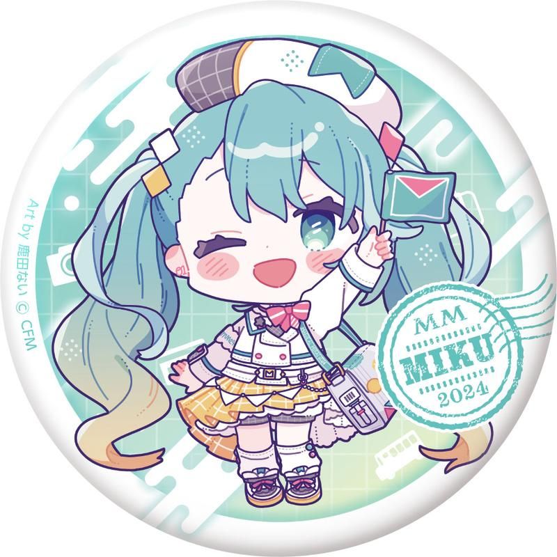 初音ミク マジカルミライ2024 ぷにぷに缶バッジ 初音ミク 鹿田ないVer.