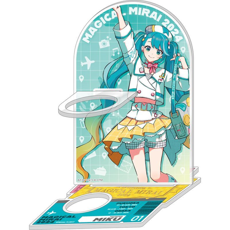 初音ミク マジカルミライ2024 アクリルペンライトスタンド 初音ミク ひなつVer.