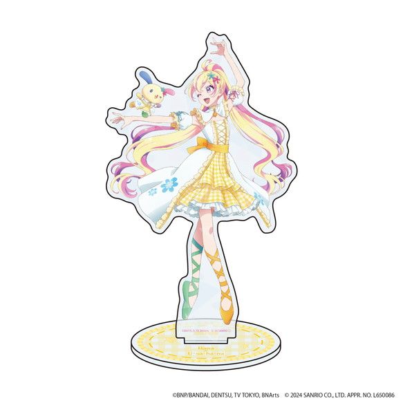 ホログラムアクリルスタンド「アイカツ！シリーズ×サンリオキャラクターズ」07/ハナ×ウサハナ(等身イラスト)