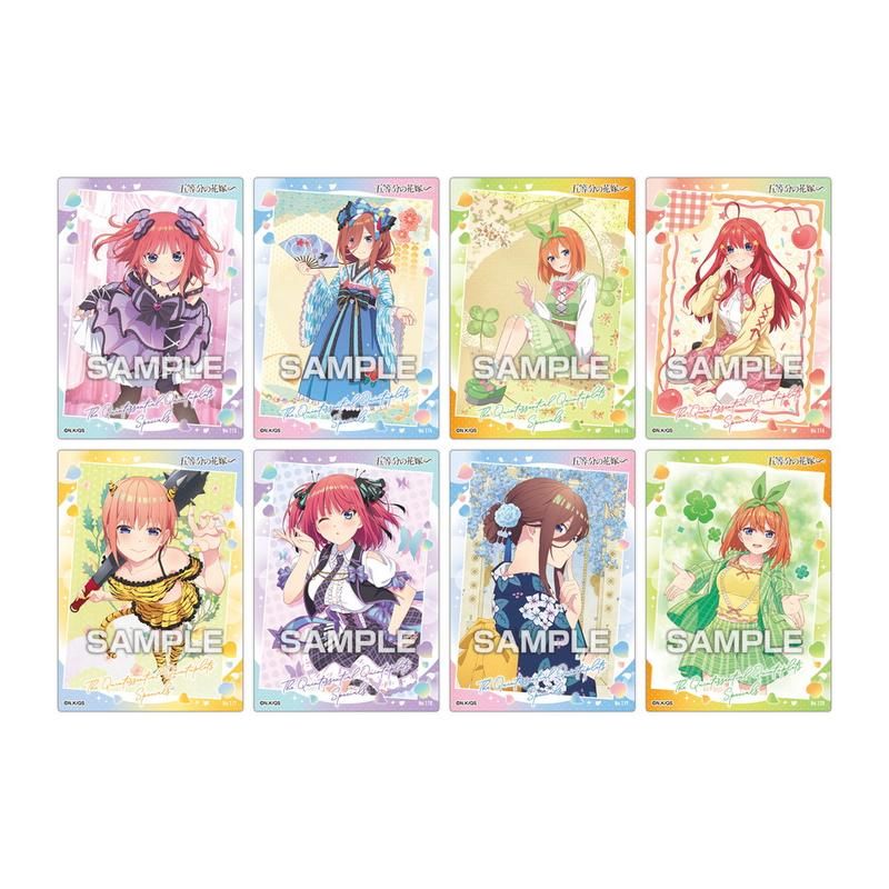 【食玩】五等分の花嫁* クリアカードコレクションガム4 初回生産限定BOX購入特典付き