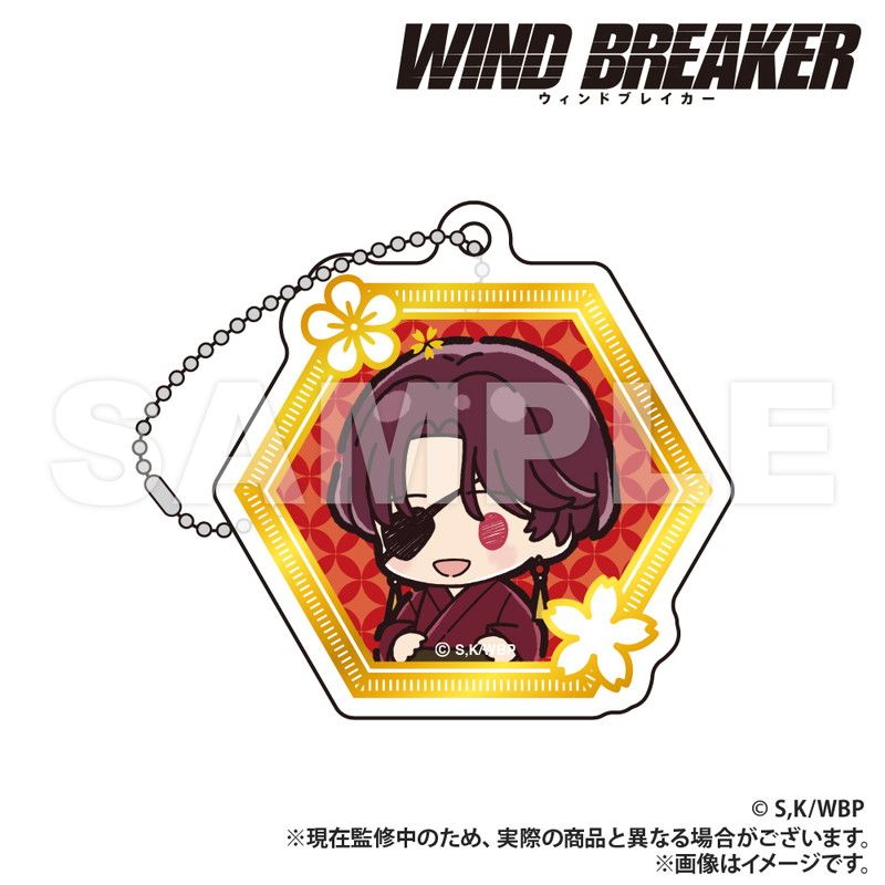 WIND BREAKER_箔押し風アクリルキーホルダー ver.2_蘇枋