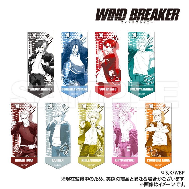 WIND BREAKER_ミニガーランドキーホルダー 桐生