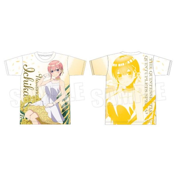 五等分の花嫁∽ フルグラフィックTシャツ Flower Fairy Ver. 中野一花