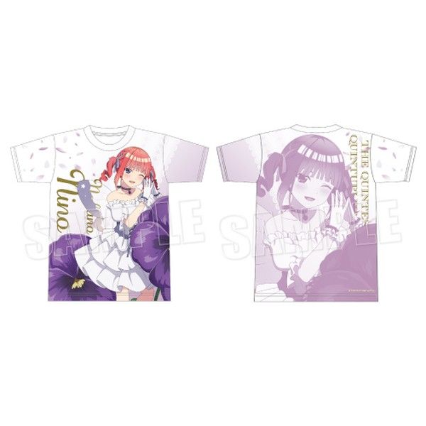 五等分の花嫁∽ フルグラフィックTシャツ Flower Fairy Ver. 中野二乃