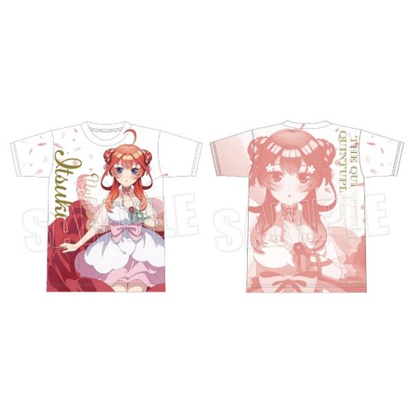 五等分の花嫁∽ フルグラフィックTシャツ Flower Fairy Ver. 中野五月