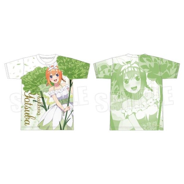 五等分の花嫁∽ フルグラフィックTシャツ Flower Fairy Ver. 中野四葉