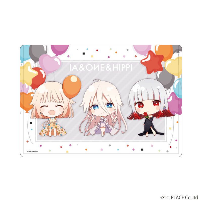 キャラクリアケース「IA/OИE/HIPPI」02/お祝いver.(ミニキャライラスト)