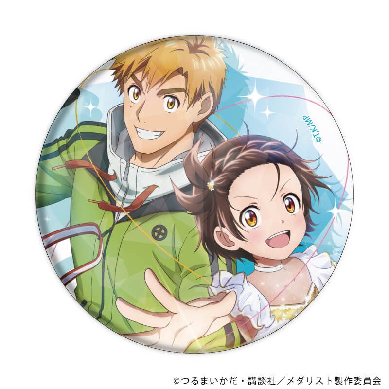 ホログラム缶バッジ(57mm)「TVアニメ『メダリスト』」01/コンプリートBOX(全6種)(公式イラスト)