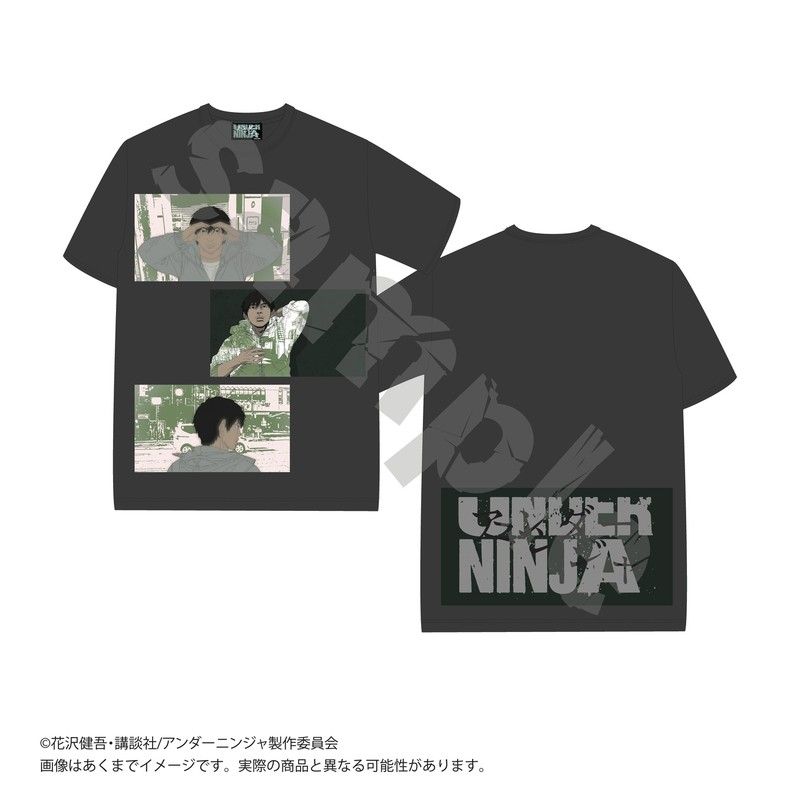 アンダーニンジャ Tシャツ 雲隠九郎 ブラック Lサイズ