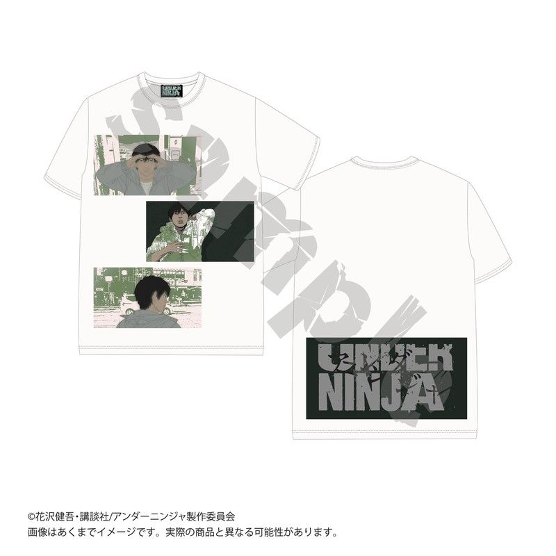 アンダーニンジャ Tシャツ 雲隠九郎 ホワイト Lサイズ