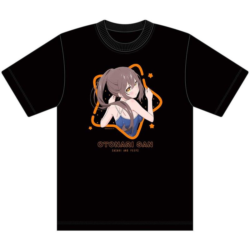 佐々木とピーちゃん 描き下ろし Tシャツ お隣さん(水着) L