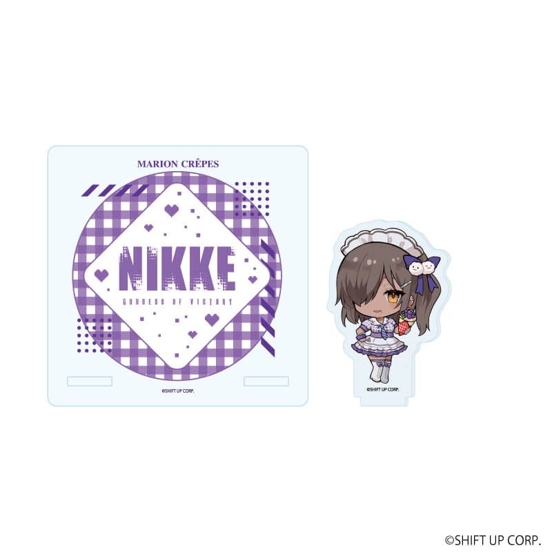 アクリルコースタースタンド「勝利の女神：NIKKE」03/ナガ カフェ店員ver.(ミニキャライラスト)