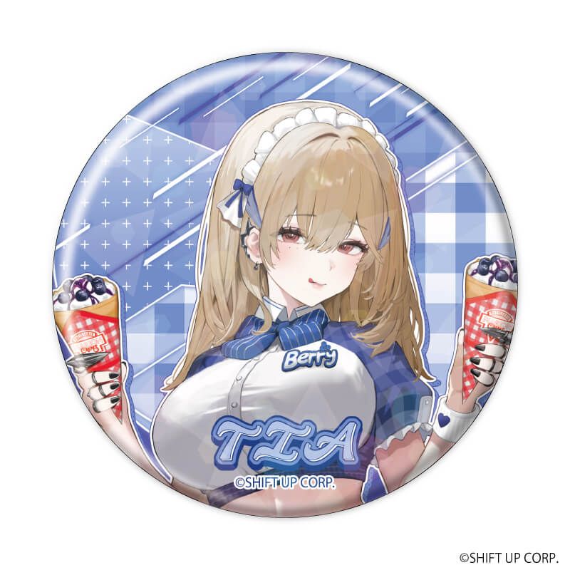 ホログラム缶バッジ(57mm)「勝利の女神：NIKKE」01/コンプリートBOX(全6種)(描き起こしイラスト)