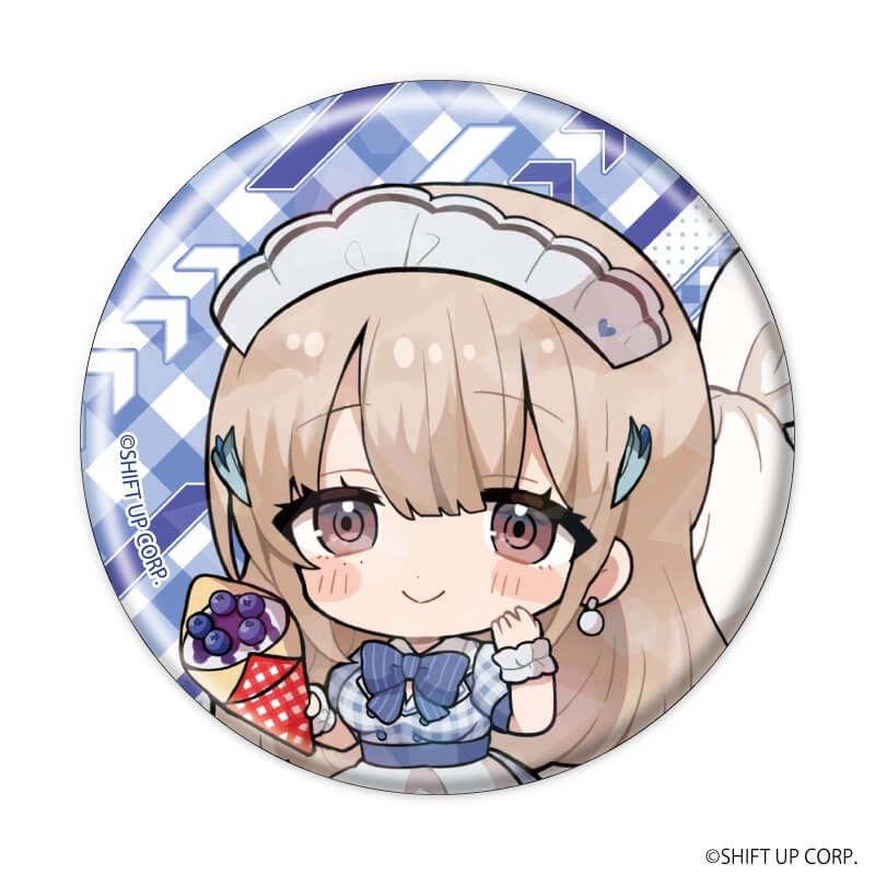 ホログラム缶バッジ(57mm)「勝利の女神：NIKKE」01/コンプリートBOX(全6種)(描き起こしイラスト)