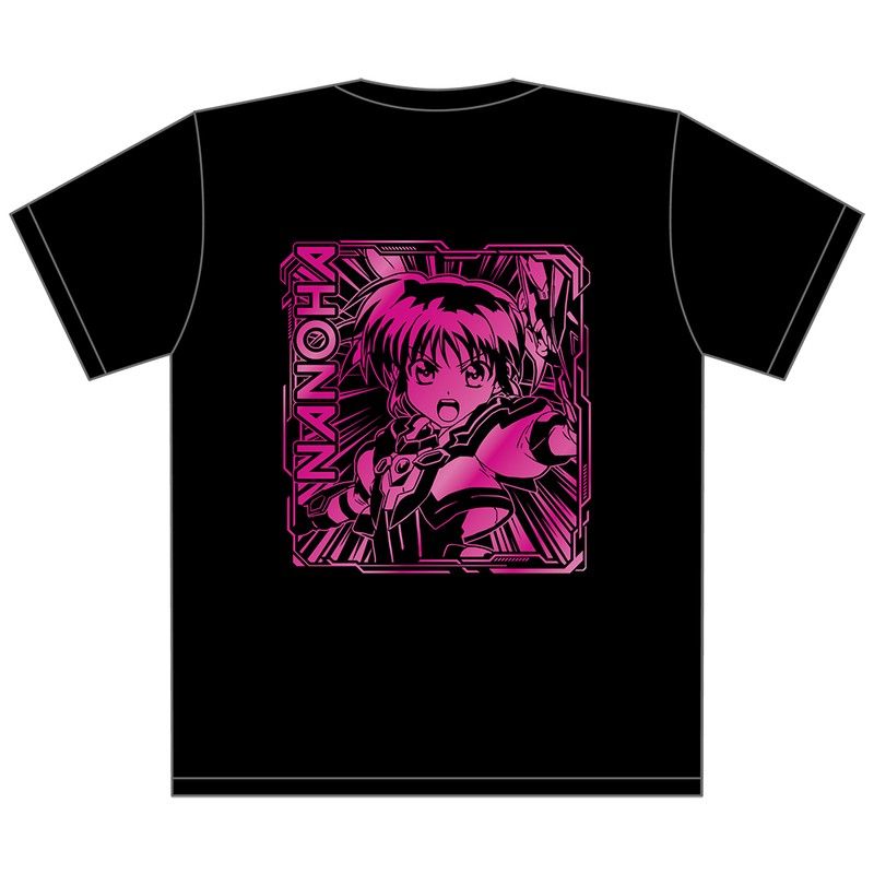 魔法少女リリカルなのはシリーズ 箔プリントTシャツ 高町なのは Lサイズ